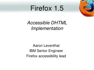 Accessible DHTML Implementation