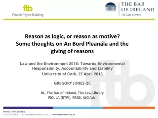 Reason  as logic, or reason as motive ?