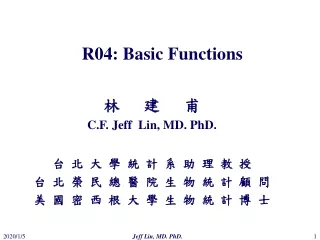 R04: Basic Functions