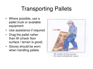 Transporting Pallets
