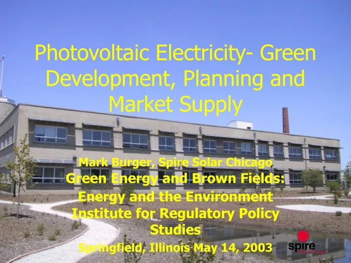 photovoltaic electricity green development planning and market supply