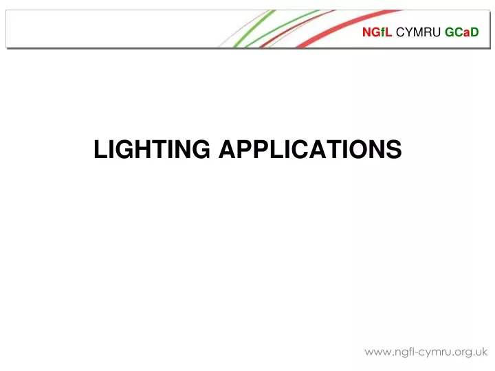 lighting applications