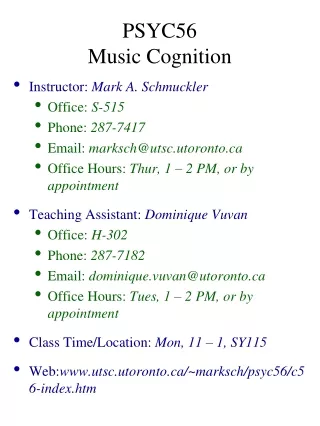 PSYC56 Music Cognition