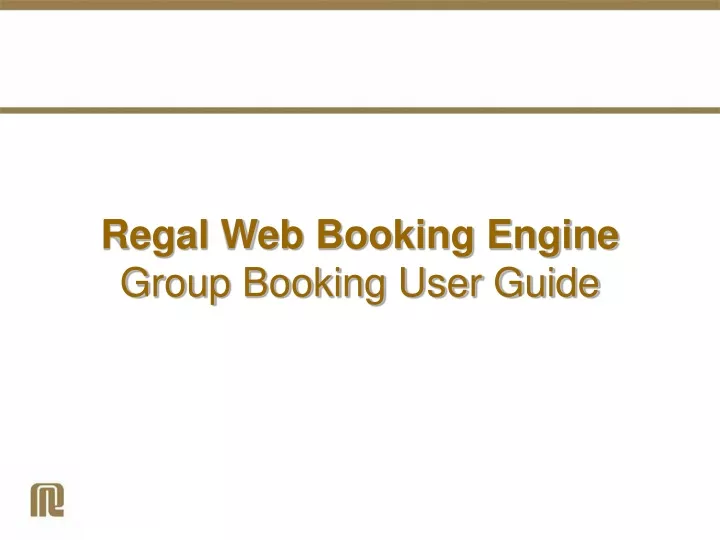 regal web booking engine group booking user guide