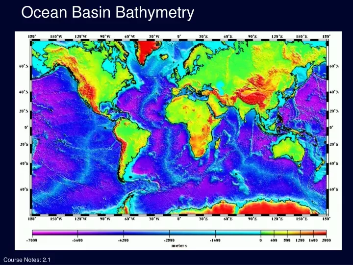 ocean basin bathymetry