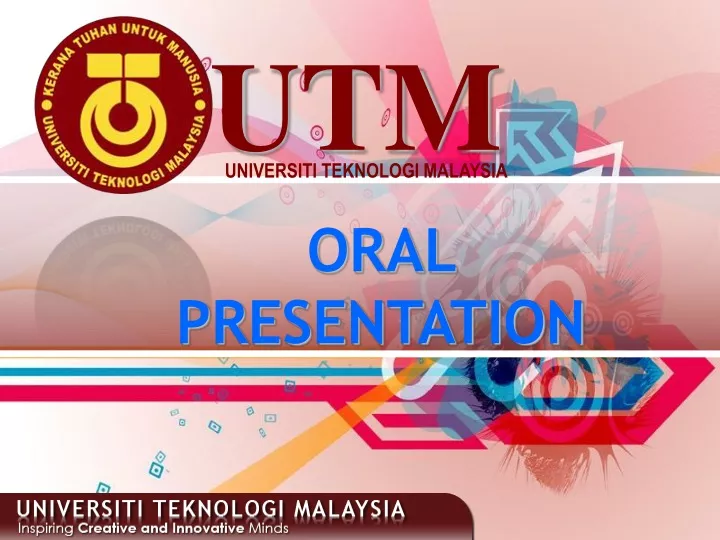 oral presentation