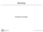 Refactoring: Principles, Techniques & Best Practices - slide 1