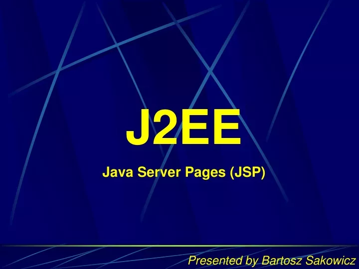 j2ee java server pages jsp