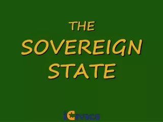THE SOVEREIGN  STATE