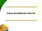 Using QuickBooks Payroll - slide 1