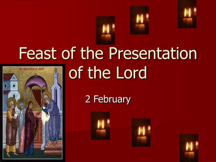 feast of the presentation of the lord