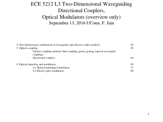 4. Two-dimensional confinement in waveguides and effective index method		50