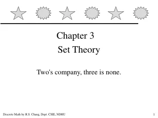 Set Theory