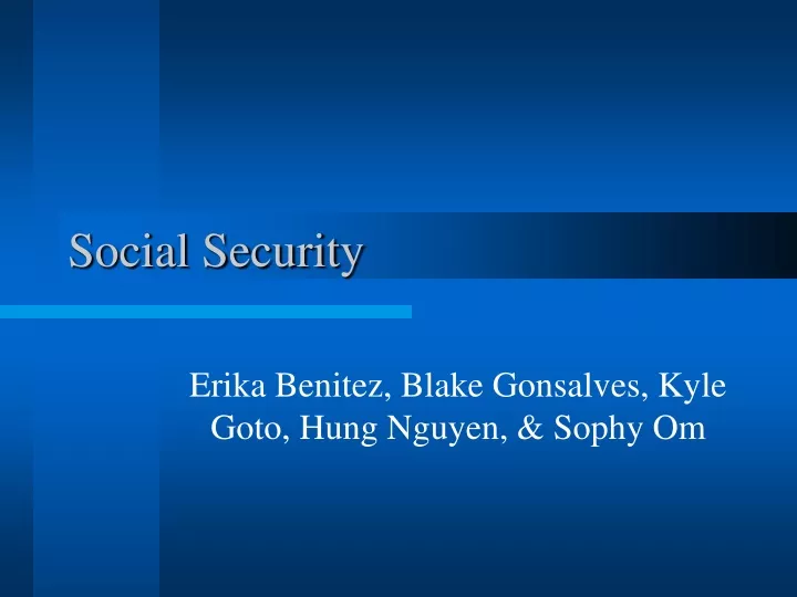 social security