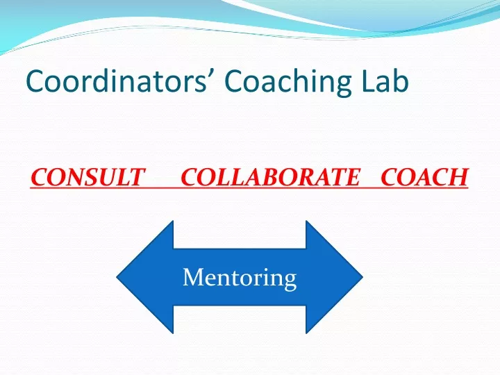 coordinators coaching lab