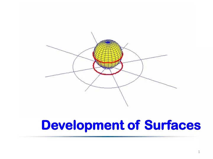 development of surfaces