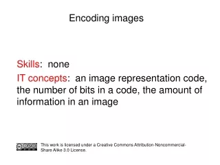 Encoding images