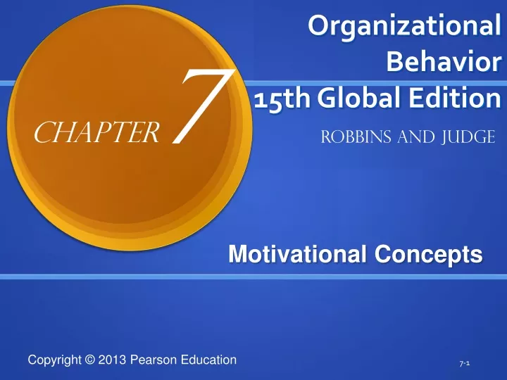 organizational behavior 15th global edition