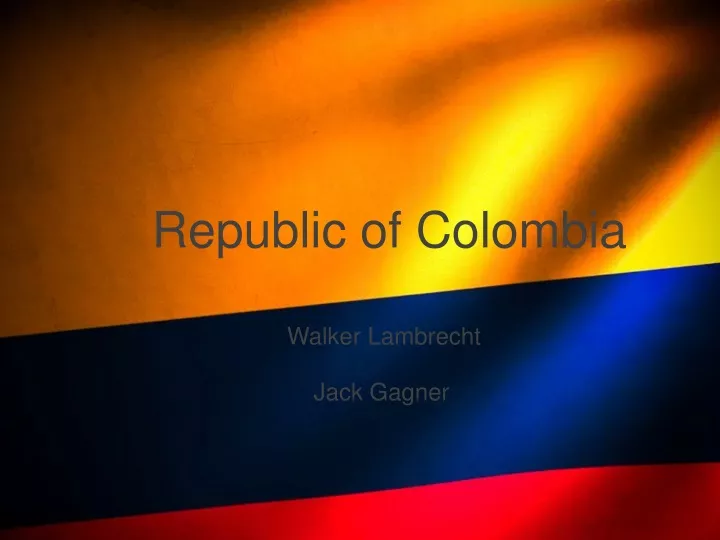 republic of colombia