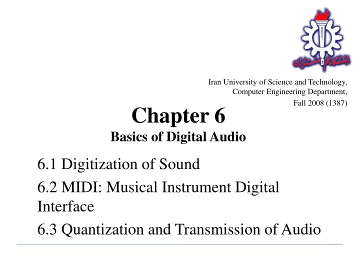 chapter 6 basics of digital audio