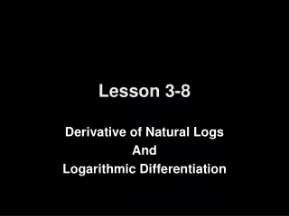 Lesson 3-8