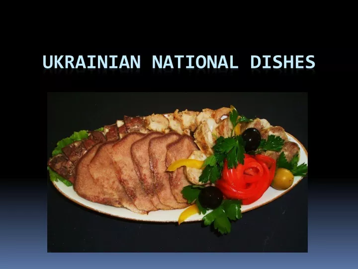 ukrainian national dishes