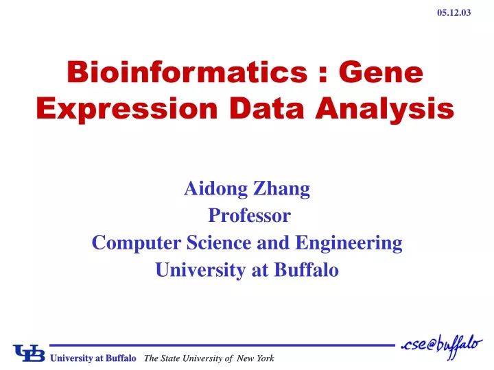 bioinformatics gene expression data analysis