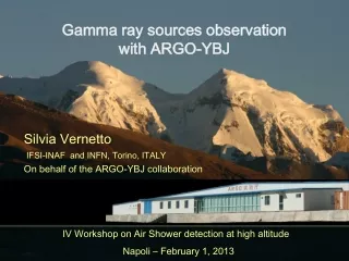 Gamma  ray sources observation with ARGO-YBJ