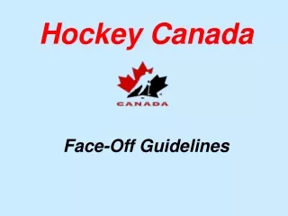 Hockey Canada Face-Off Guidelines