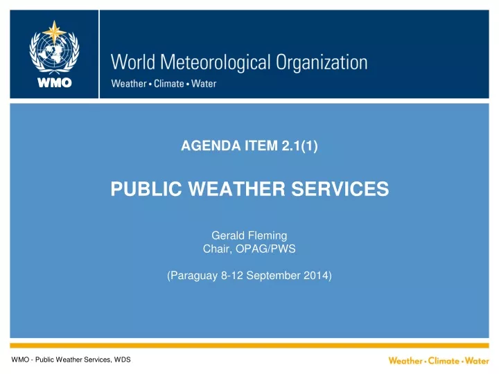 agenda item 2 1 1 public weather services