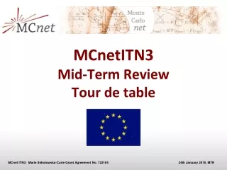 MCnetITN3 Mid-Term Review Tour de table