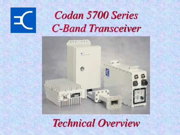 codan 5700 series c band transceiver