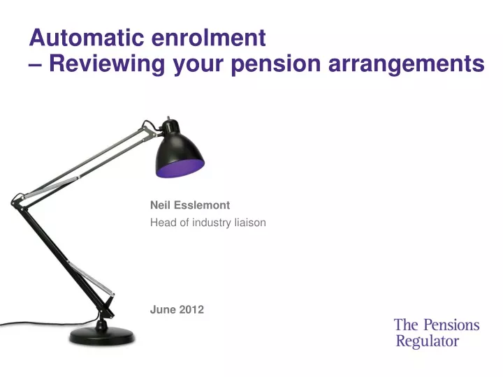 automatic enrolment reviewing your pension arrangements