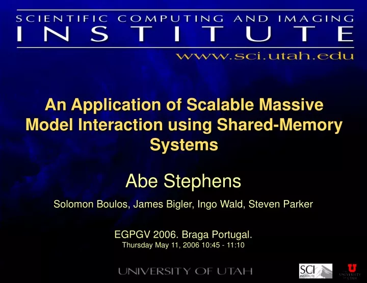 an application of scalable massive model