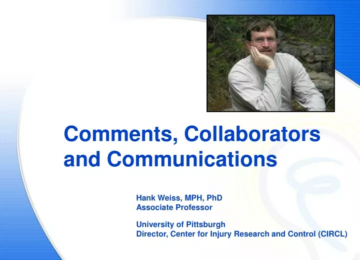 comments collaborators and communications