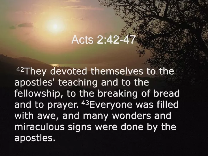 acts 2 42 47