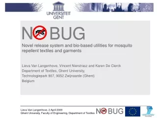 Novel release system and bio-based utilities for mosquito repellent textiles and garments