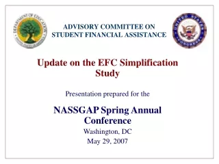 Update on the EFC Simplification Study  Presentation prepared for the