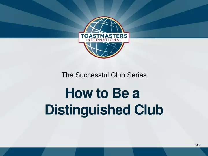 the successful club series