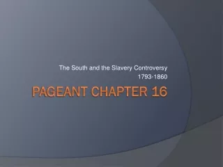 Pageant Chapter 16