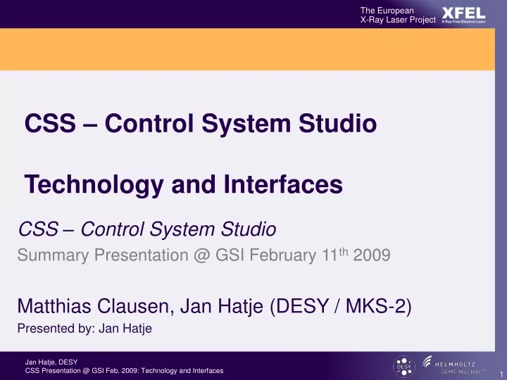 css control system studio technology