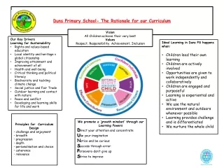 Duns Primary School- The Rationale for our Curriculum