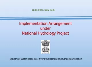 Implementation Arrangement under National Hydrology Project