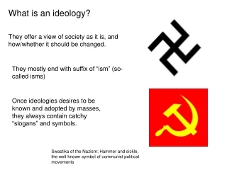 What is an ideology?