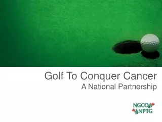Golf To Conquer Cancer A National Partnership