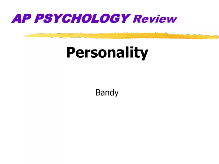 ap psychology review