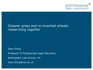 Greener grass and re-invented wheels: researching together