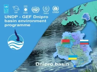 Dnipro basin map