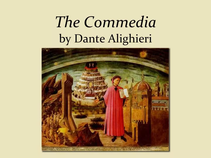the commedia by dante alighieri