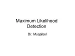 Maximum Likelihood Detection of Binary Repetition Code - slide 1